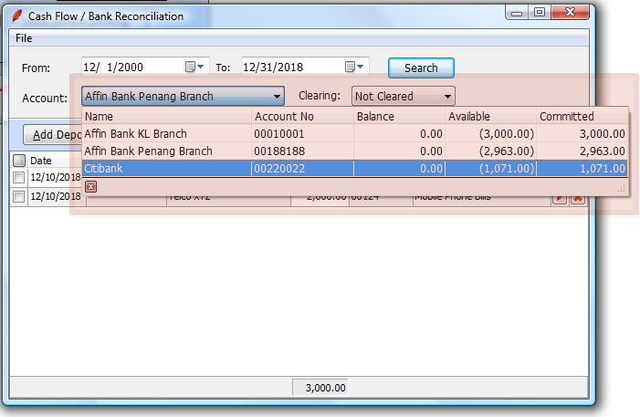 Monitor cash flow easily before writing new cheques
